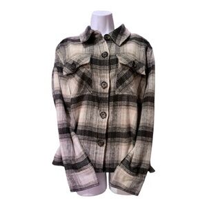 BB Dakota Steve Madden Plaid Nice Shacket XL